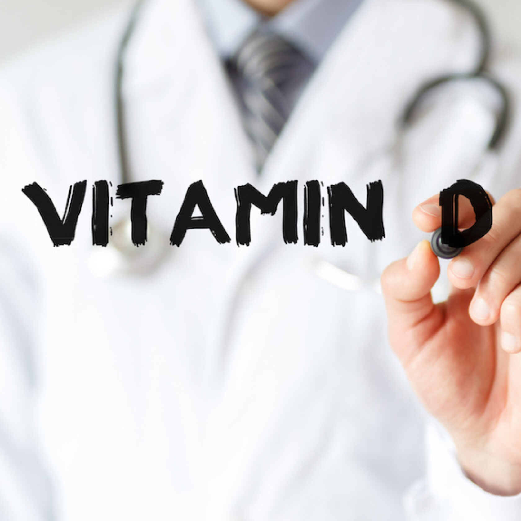 Arzt schreibt Vitamin D auf